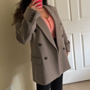 FLASH SALE H&M coat blazer jacket career office going out oversized classic